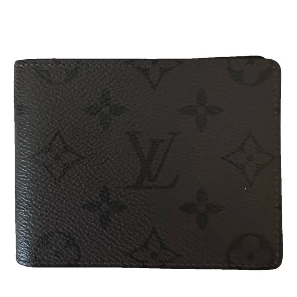 Louis Vuitton Black Key & Card Holder with Monogram